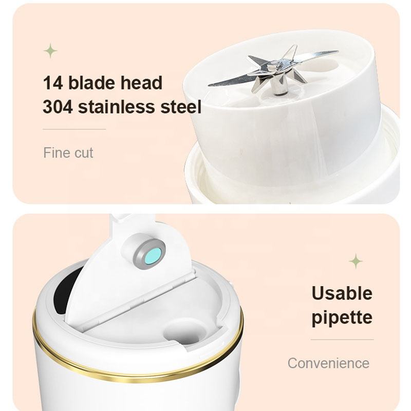 Compact Portable Blender Metal Covered